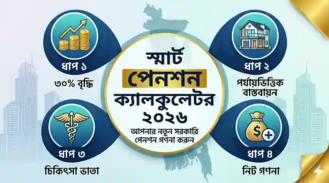 Smart new pay scale Pension Calculator BD